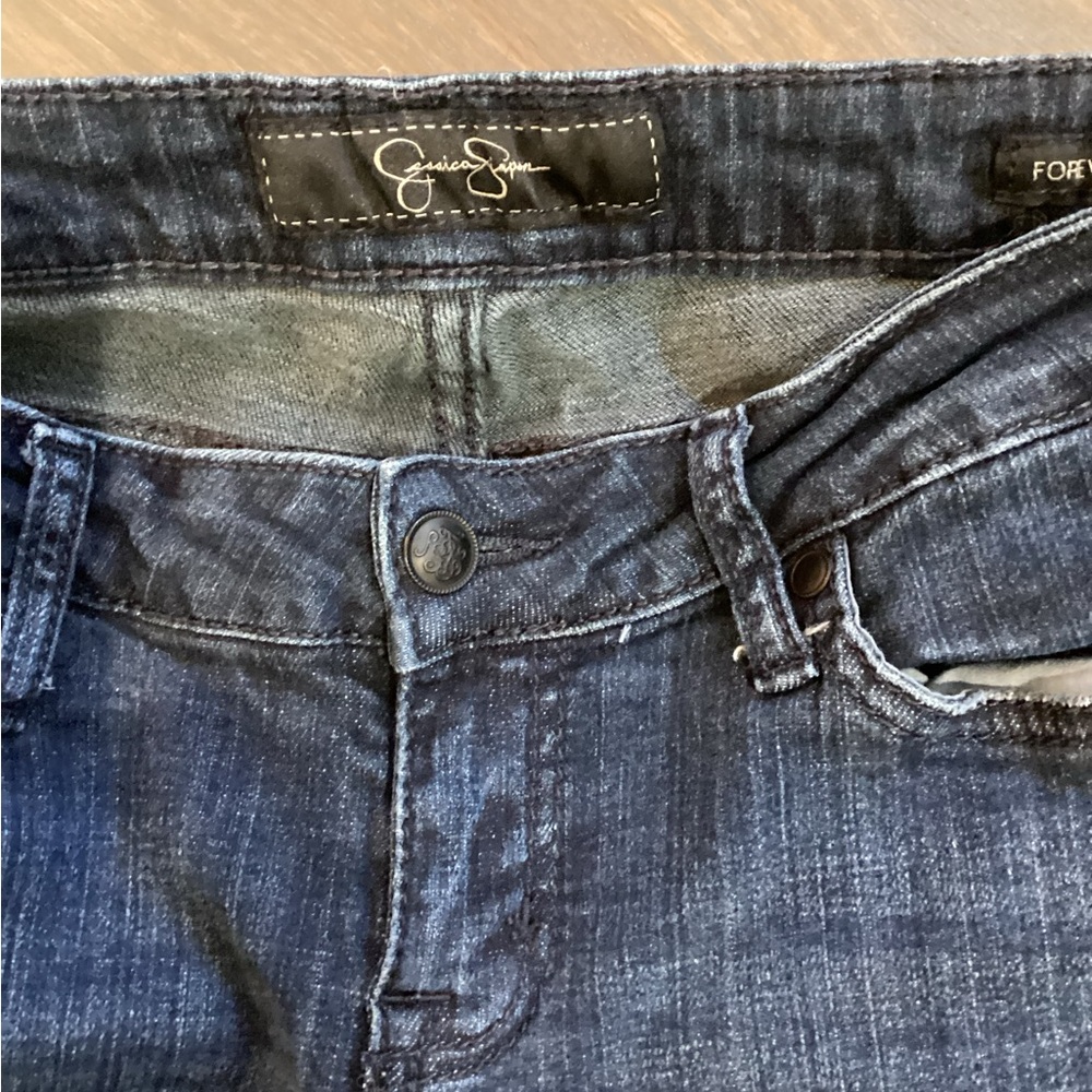 Jessica Simpson Forever Skinny Blue Jeans - Picture 3 of 6